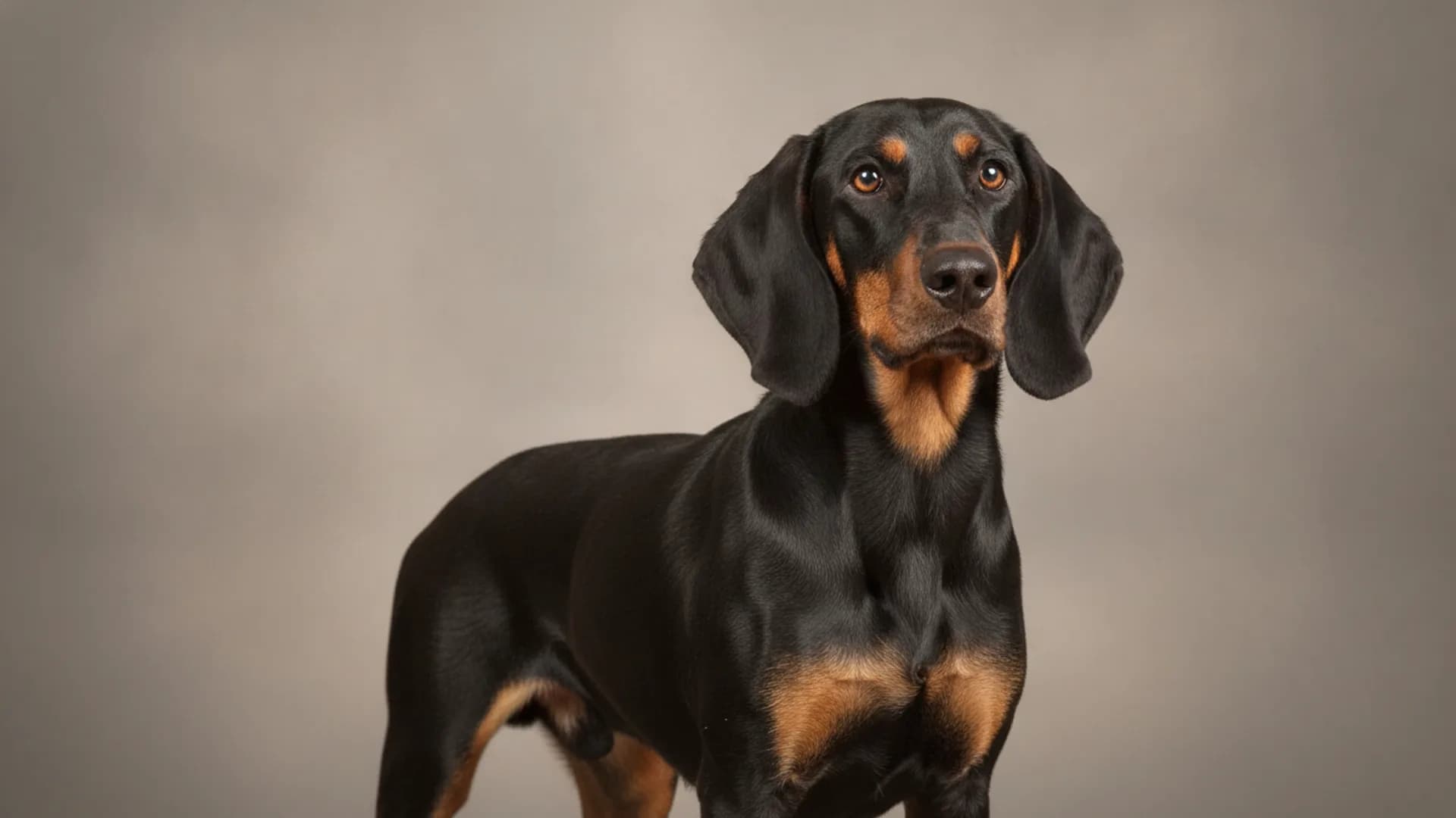 Illustration of Austrian Black and Tan Hound