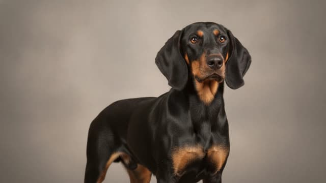 Illustration of Austrian Black and Tan Hound
