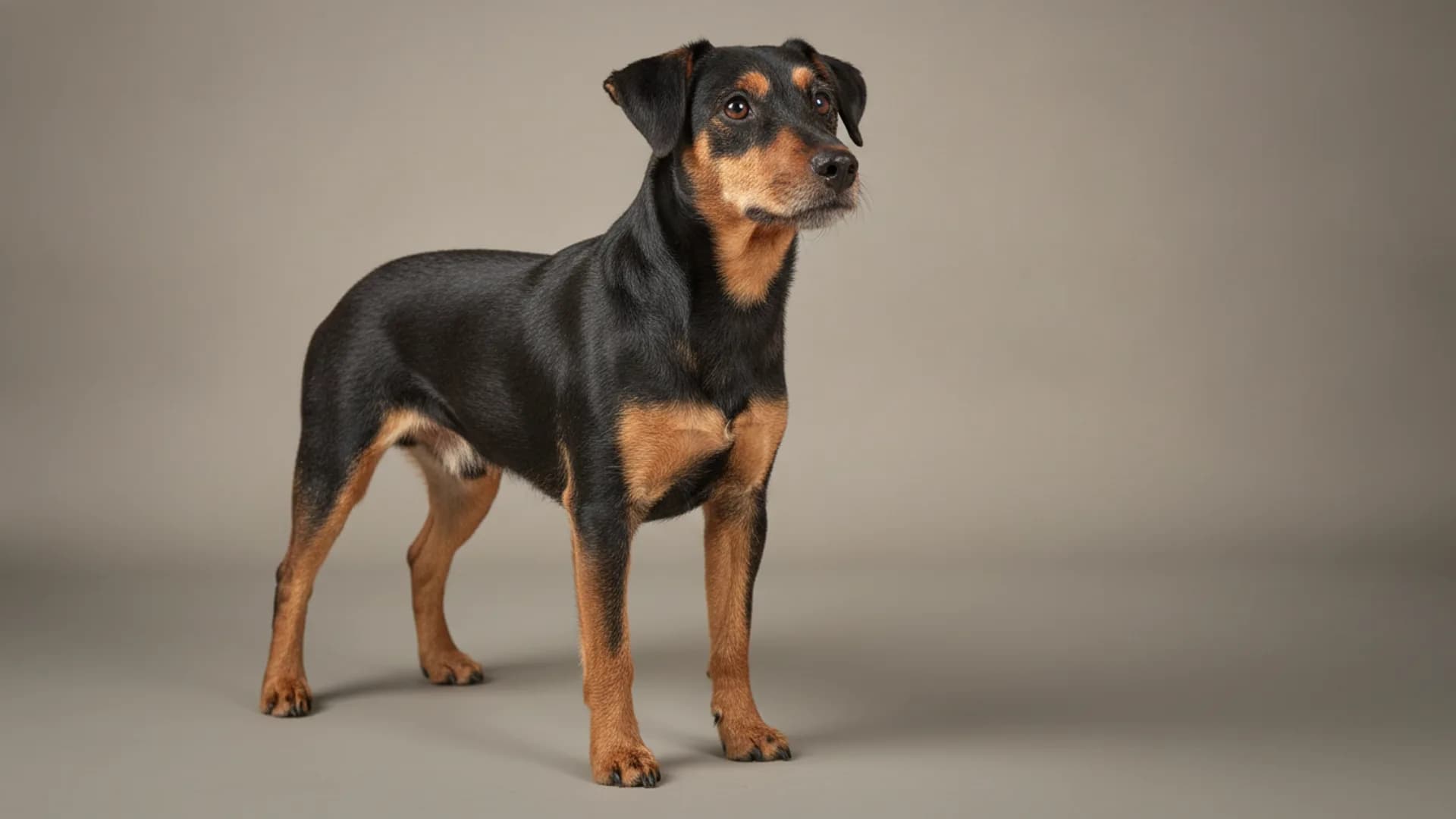 Illustration of Black and Tan Terrier