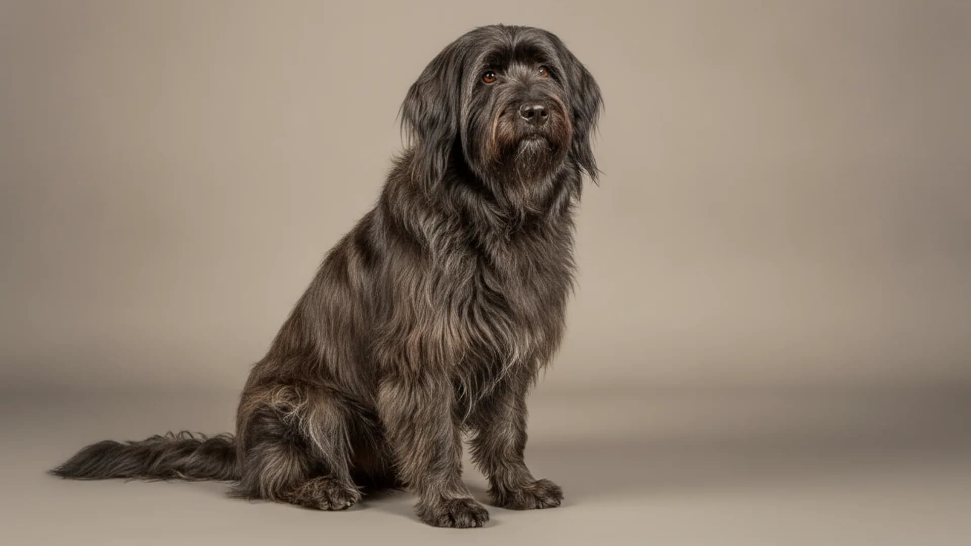 Illustration of Catalan Sheepdog