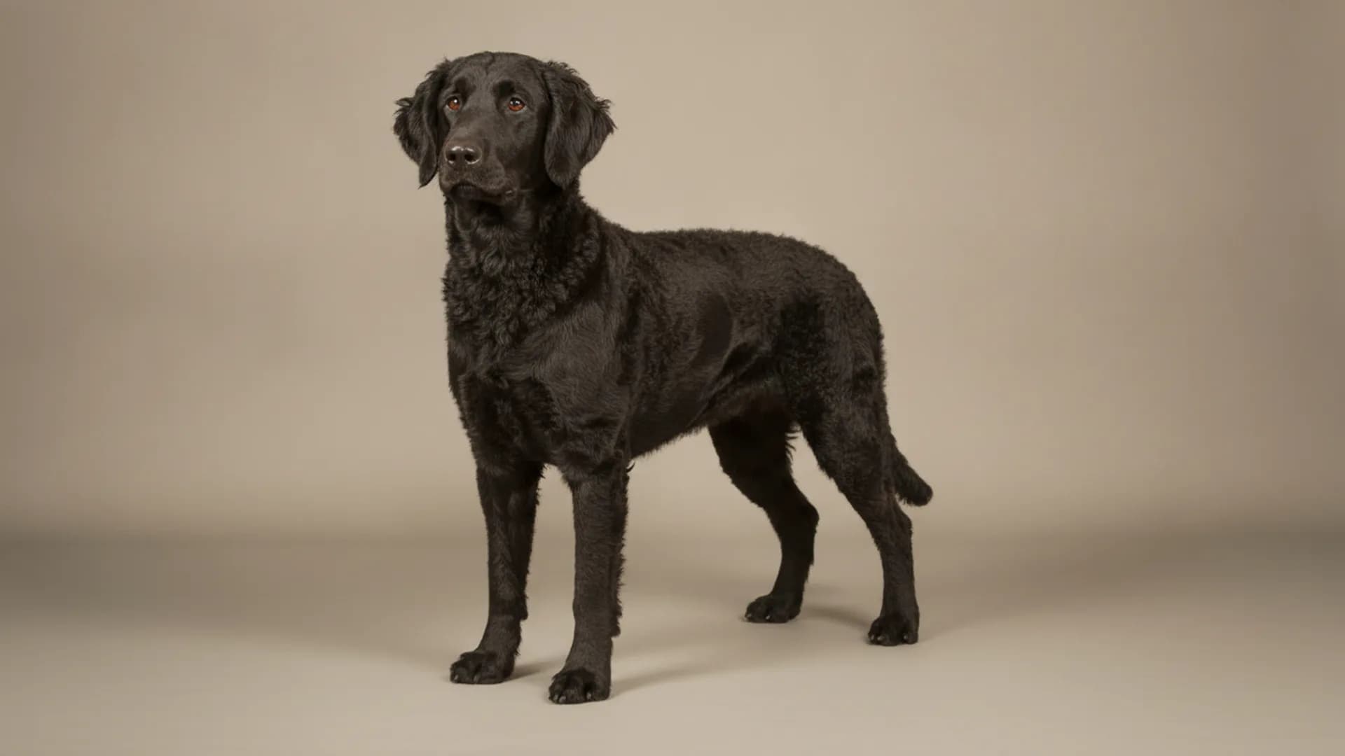 Illustration of Curly-Coated Retriever