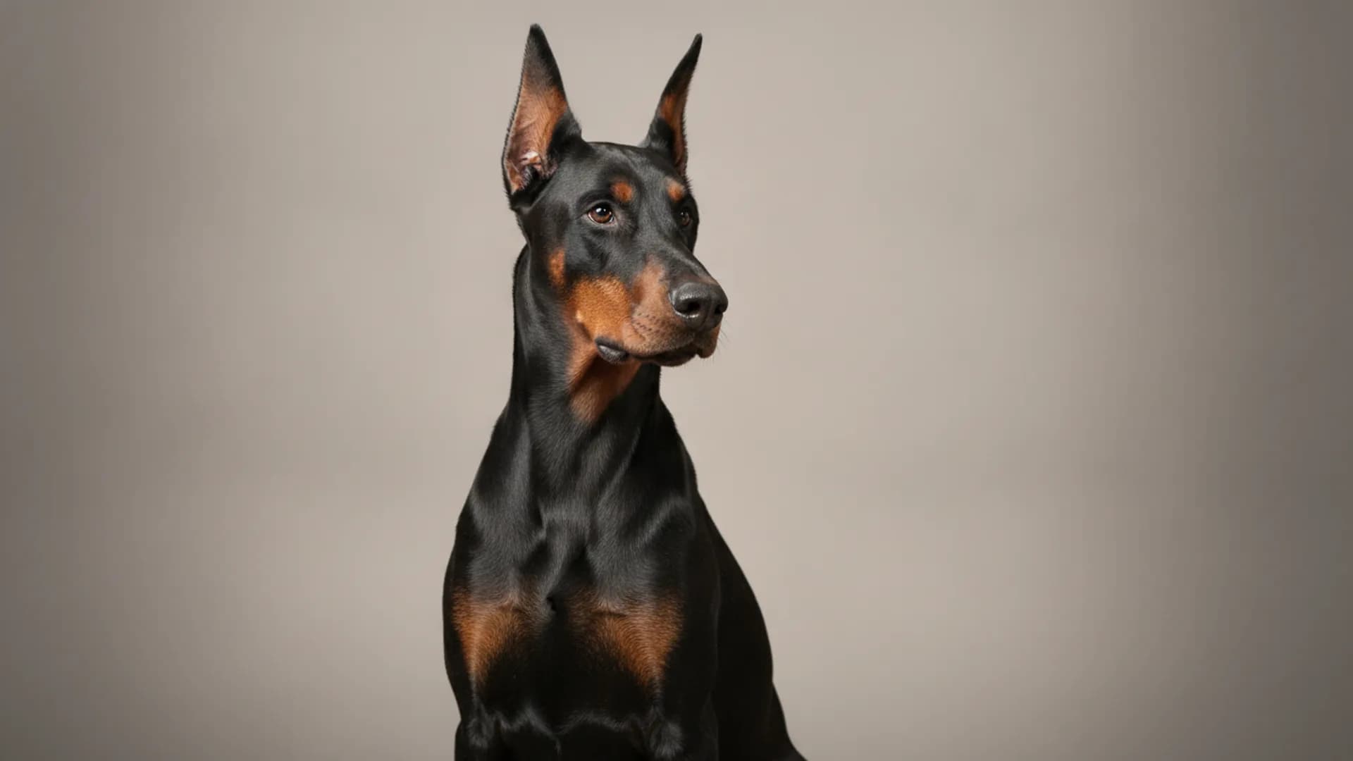 Illustration of Doberman Pinscher