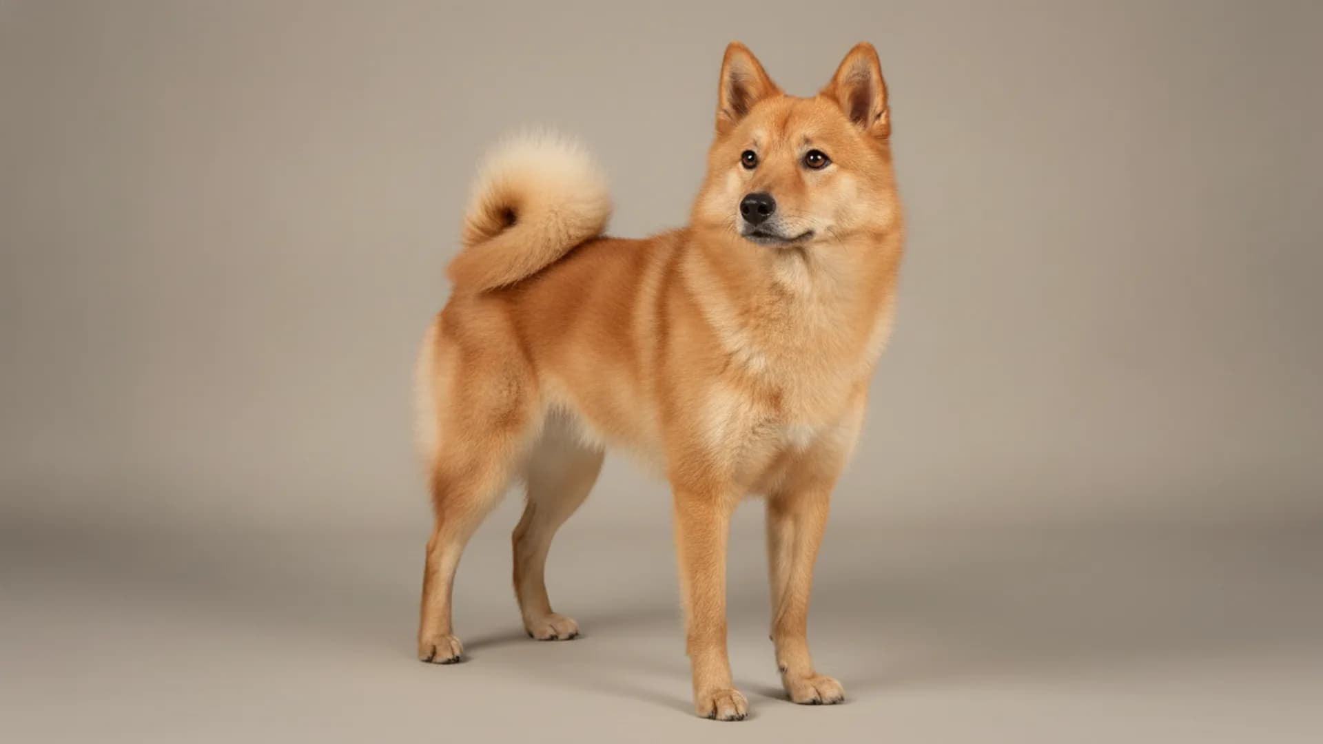 Illustration of Finnish Spitz