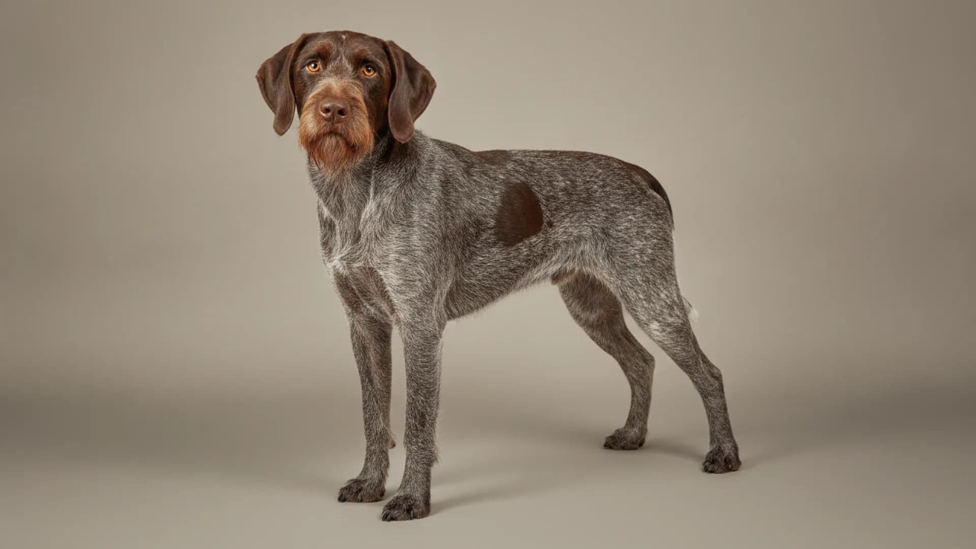 Illustration of German Wirehaired Pointer