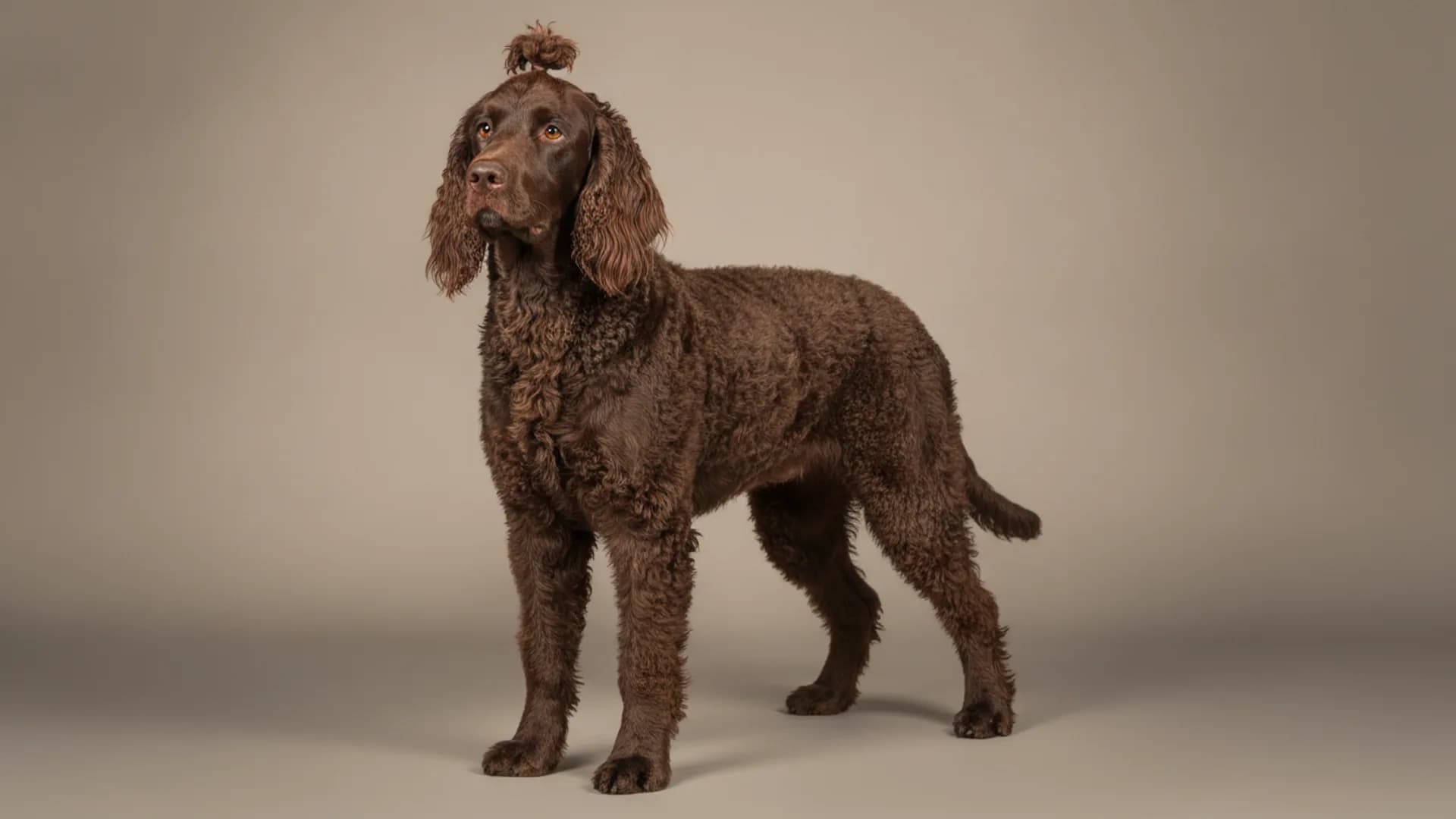 Illustration of Irish Water Spaniel