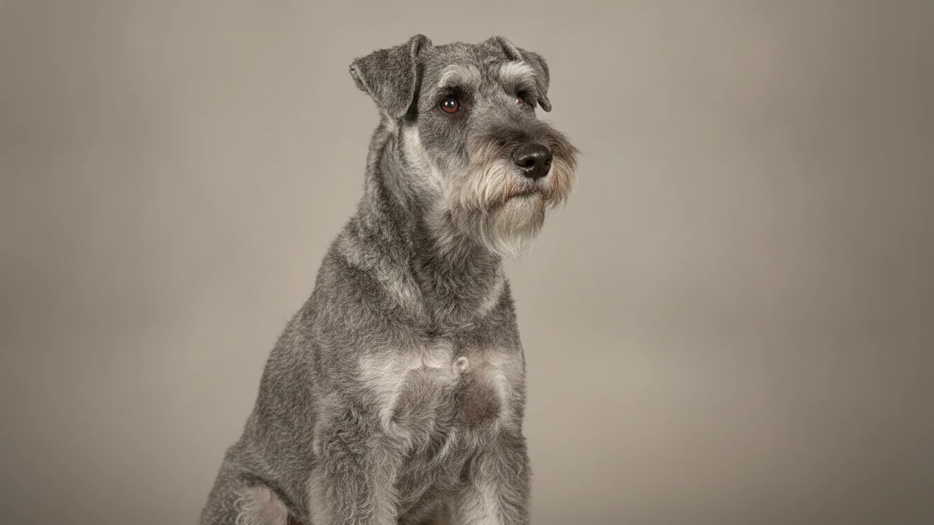 Illustration of Kerry Blue Terrier
