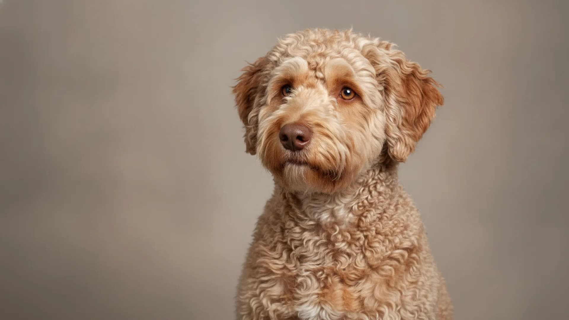 Illustration of Lagotto Romagnolo