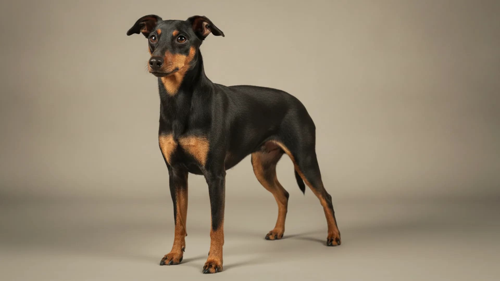 Illustration of Manchester Terrier