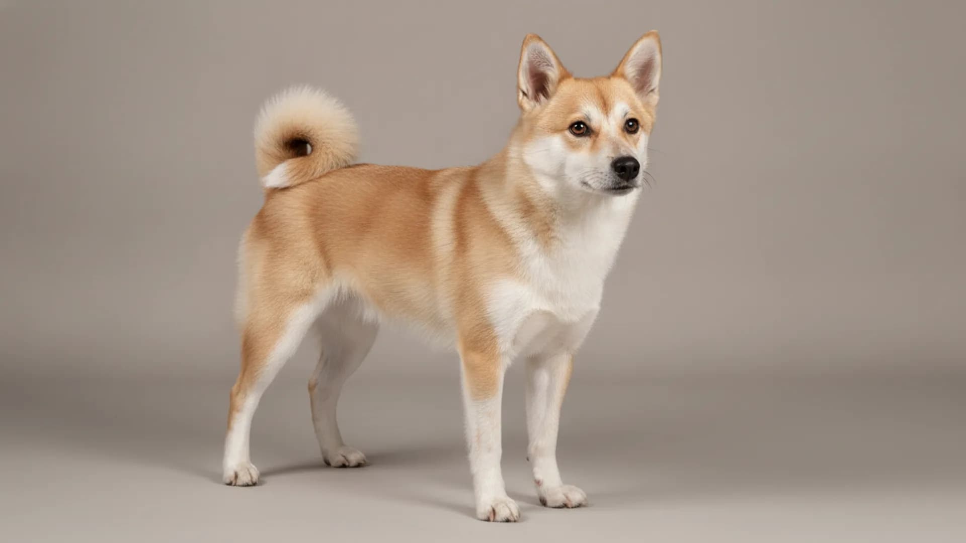 Illustration of Norwegian Lundehund