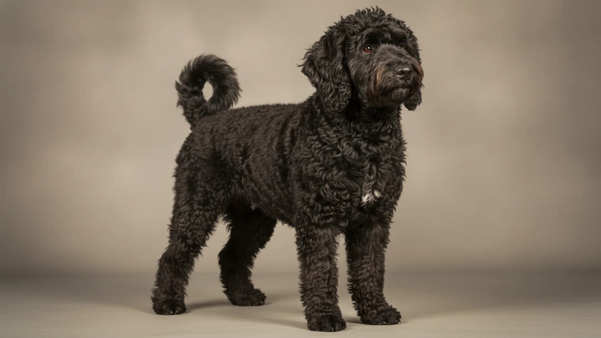 Illustration of Portuguese Water Dog
