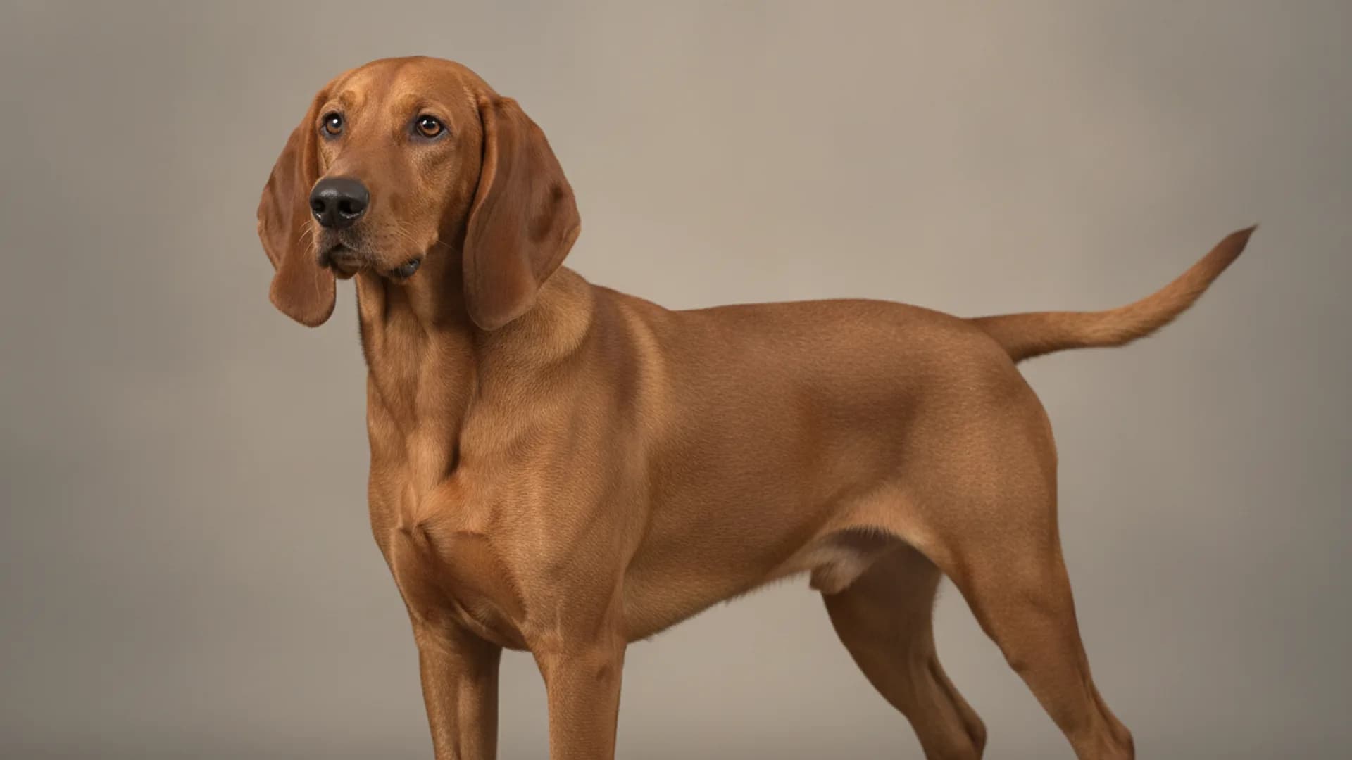 Illustration of Redbone Coonhound