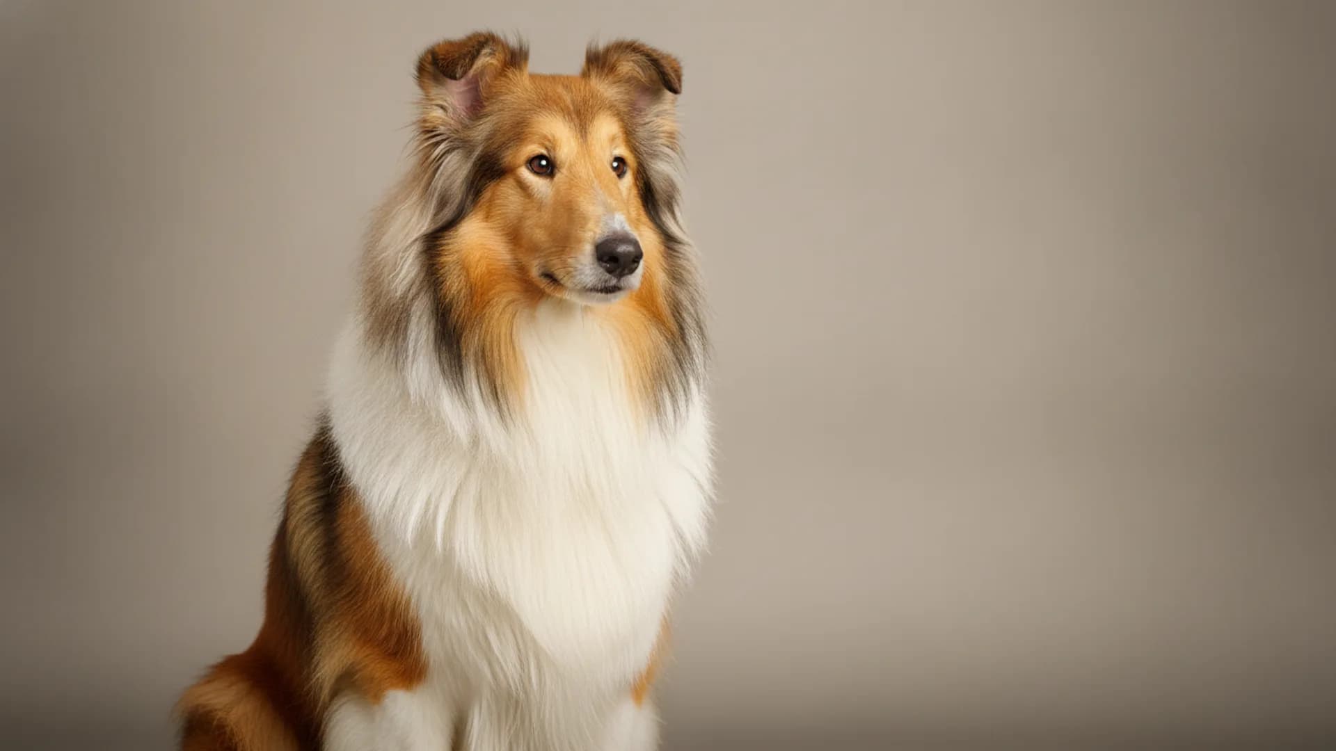 Illustration of Rough Collie