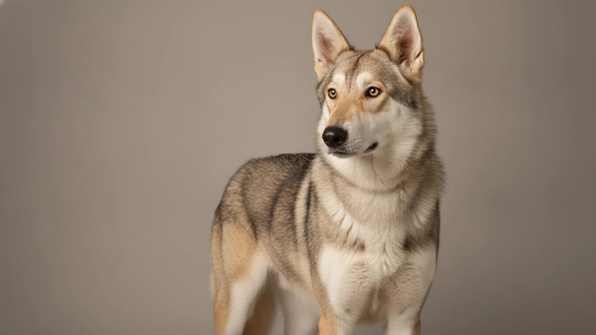 Illustration of Saarloos Wolfdog