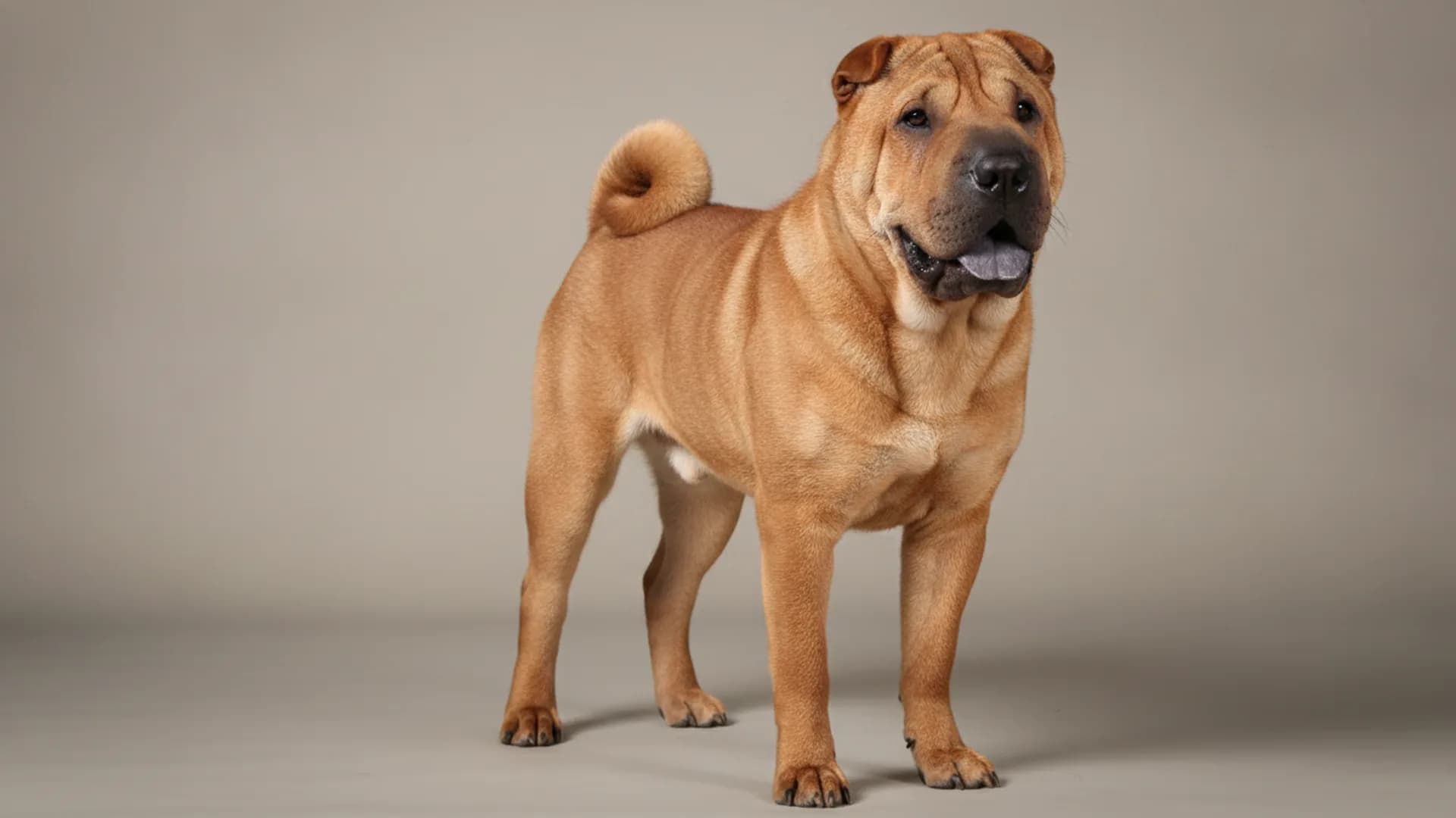 Illustration of Shar Pei