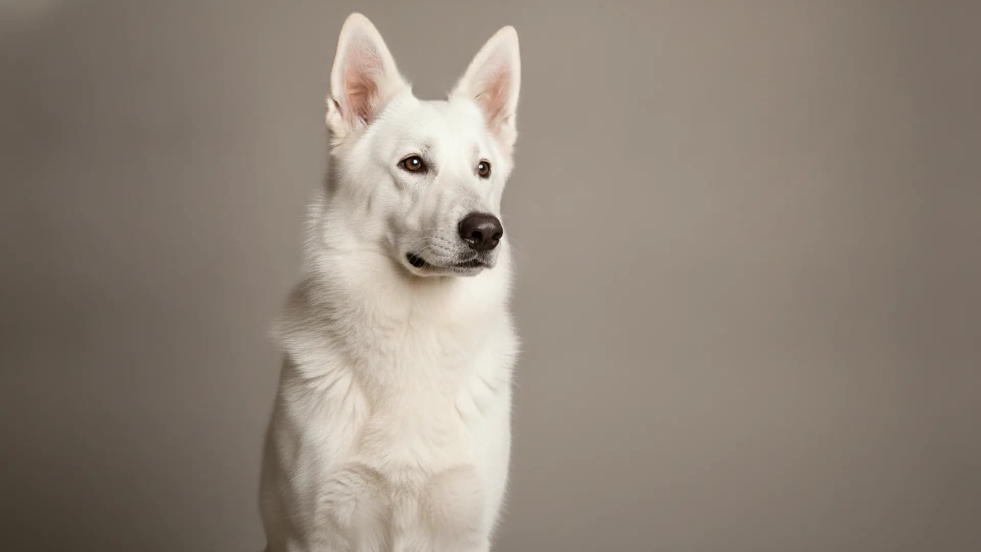 Illustration of White Swiss Shepherd