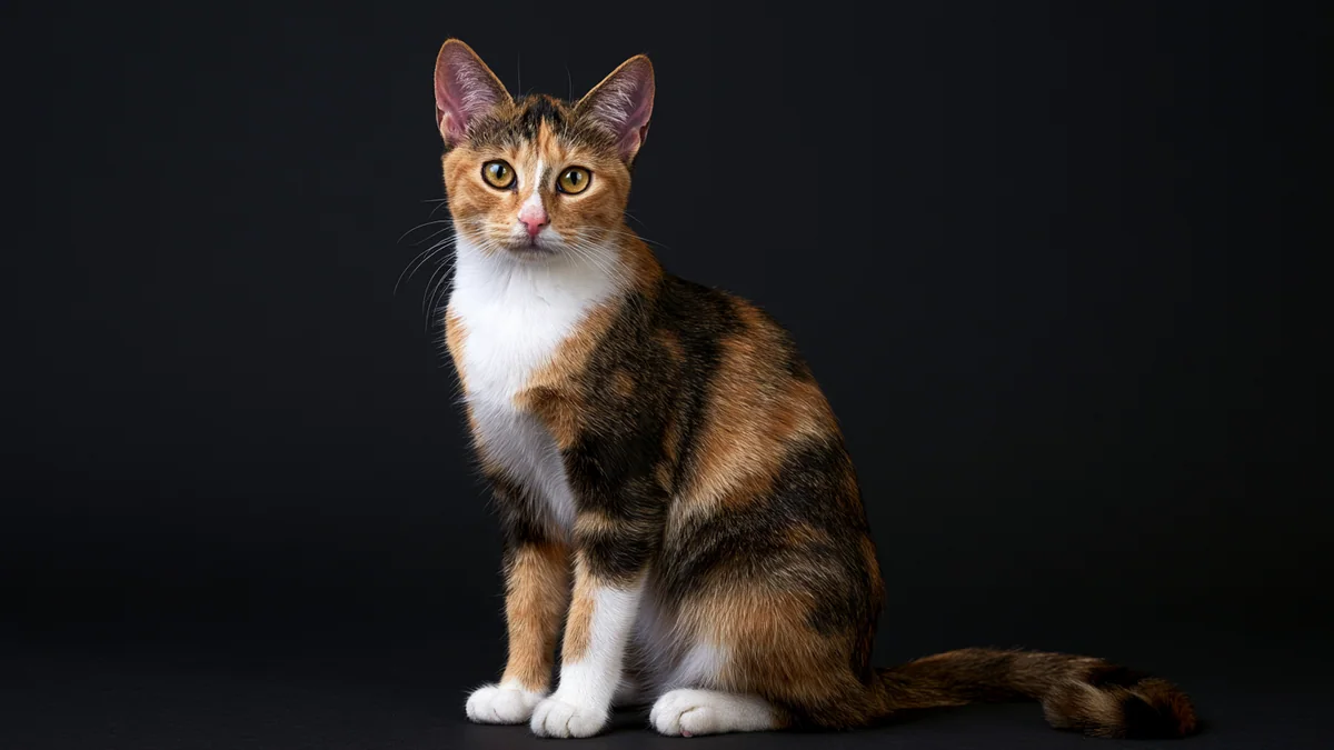 Illustration eines Japanese Bobtail