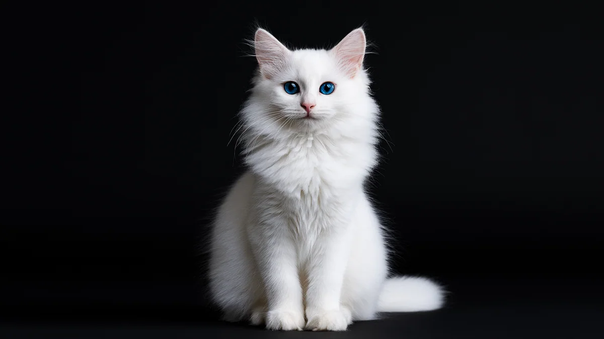 Illustration eines Ragdoll-Katze